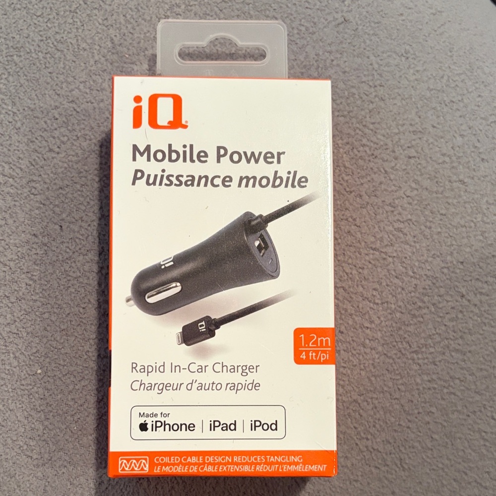 Mobile Power Rapid In-Car Charger - Black